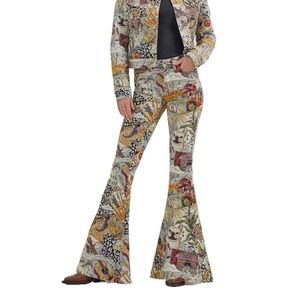 Wrangler Ladies Lainey Wilson Life Of Lainey Multiprint Flare Jeans Sz 27 X 32